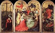 Robert Campin, Entombment Triptych